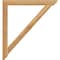 Ekena Millwork Traditional Slat Rough Sawn Bracket, Western Red Cedar, 4"W x 44"D x 48"H BKT04X44X48TRA06RWR - alternate 2
